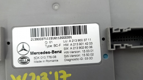 Body Control Module BCM Mercedes W213 E 300/350/400/450/53/63 17-20  в багажнике