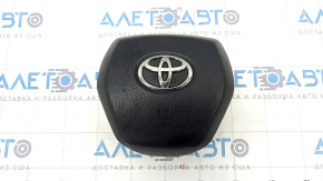 Подушка безопасности airbag в руль водительская Toyota Camry v70 18- черн, ржавый пиропатрон, полез хром
