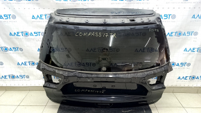 Дверь багажника голая со стеклом Jeep Compass 17- черный PXJ