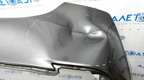 Бампер задній голий Toyota Camry v70 18- LE\XLE графіт 1H1, притиснутий, подряпини, надламане кріплення