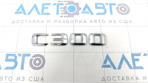 Эмблема надпись C300 крышки багажника Mercedes C-class W205 300 15-21