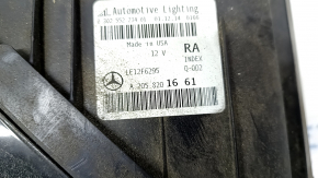 Фара передня права в зборі Mercedes C-class W205 15-18 Static LED, пісок, подряпини