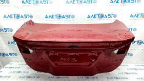 Крышка багажника Ford Fusion mk5 13-20 под спойлер, красный D4