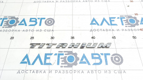 Эмблема надпись TITANIUM крышки багажника Ford Fusion mk5 19-20