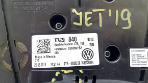 Щиток приборов VW Jetta 19- сломаны крепления, примят корпус, царапины