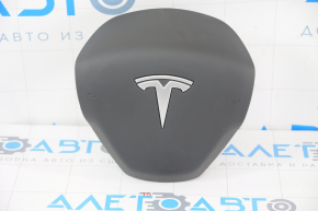 Подушка безопасности airbag в руль водительская Tesla Model 3 18- черн