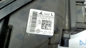 Фара передняя левая VW Passat b8 16-19 USA в сборе LED, песок, сломано крепление