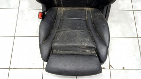 Водійське сидіння Mercedes C-class W205 15-21 без airbag, електричне, підігрів, пам'ять, чорна шкіра, топляк, неробоче, під чистку