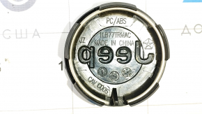 Центральный колпачек на диск Jeep Compass 17- черный мат, 63/55мм