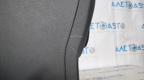 Консоль центральна підлокітник та підсклянники Ford Escape MK3 17 - шкіра чорна. подряпини