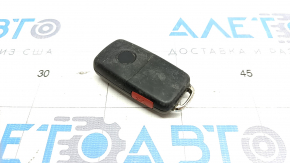Ключ VW Passat b8 16-19 USA 4 кнопки, раскладной, нет эмблемы, потерт, царапины