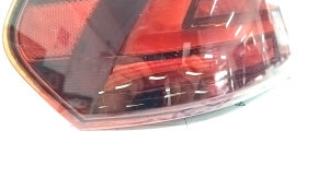 Фонарь внешний крыло левый VW Passat b8 16-19 USA LED темный, царапины