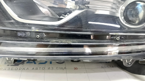 Фара передняя левая голая Honda CRV 17-22 галоген, сломаны крепления, царапины