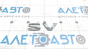 Эмблема надпись SV двери багажника Nissan Rogue Sport 17-19