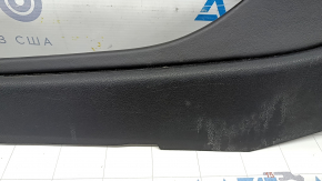 Накладка центральной консоли боковая левая Lincoln MKZ 13-20 кожа черная, царапины