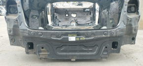 Задняя панель VW Passat b8 16-19 2 части, на кузове, черная