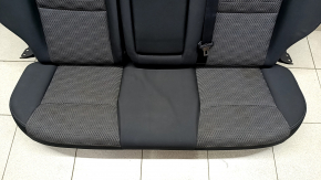 Задний ряд сидений 2 ряд Nissan Rogue Sport 17-19 тряпка чёрная с серой вставкой, SV, надрыв