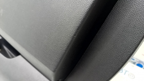 Обшивка дверей картка передня права Ford Edge 19-23 чорна Titanium, вставка та підлокітник чорна шкіра, біла строчка, під музику Bang & olufsen, подряпини