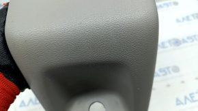Накладка центральної консолі задня Hyundai Sonata 15-17 сіра, подряпини