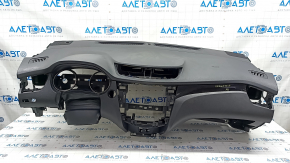 Торпедо передня панель з AIRBAG Nissan Rogue Sport 17-19 чорна