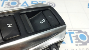 Шифтер КПП Acura TLX 15- кнопки, потерт, облез хром кнопки, сломано крепление