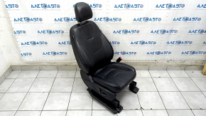 Пассажирское сидение Ford Edge 15- с airbag, электро, подогрев, вентиляция, кожа черная, Titanium, трещины, отсутствует заглушка