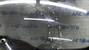 Дверь багажника голая со стеклом Ford Edge 19- графит J7, тычки царапины на стекле