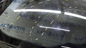 Дверь багажника голая со стеклом Ford Edge 19- графит J7, тычки царапины на стекле