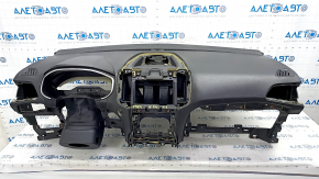 Торпедо передня панель з AIRBAG Ford Edge 19-чорна