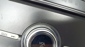 Панель управління радіо та кліматом Ford Edge 19-sync 3, auto, з підігрівом та вентиляцією сидінь, під CD-Changer, облізла фарба