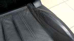 Водительское сидение Audi A4 B9 17-19 с airbag, электро, подогрев, кожа, черное, под химчистку, потрескано