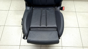 Пасажирське сидіння Audi A4 B9 17-19 з airbag, електро, підігрів, шкіра, чорне, під хімчистку