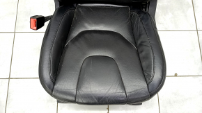 Сидіння водія Ford Edge 15- без airbag, електро, підігрів, вентиляція, шкіра чорна, Titanium, тріщини, подряпини