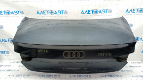 Кришка багажника Audi A4 B9 17-19 графіт LX7L, тички