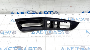 Накладка управления стеклоподъемником передним левым Ford Edge 15- черная, глянец, царапины