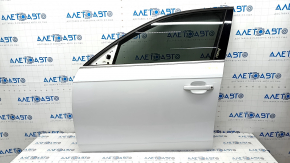 Двері в зборі передня ліва Audi A4 B8 08-16 білий LS9R, keyless, тичка