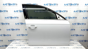 Дверь в сборе передняя правая Audi A4 B8 08-16 белый LS9R, keyless, тычки, вмятина
