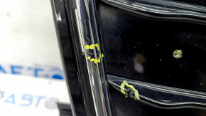 Решетка радиатора в сборе Audi A4 B8 13-16 рест глянец, S line, тычка, трещина в молдинге