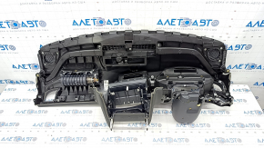 Торпедо передняя панель с AIRBAG Audi A4 B8 13-16 черная рест