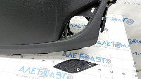 Торпедо передняя панель с AIRBAG Audi A4 B9 17- черная, без проекции, Bang and Olufsen, сломано крепление левой решетки под динамик