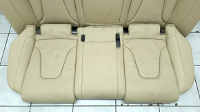 Задний ряд сидений 2 ряд Audi A4 B8 08-16 кожа бежевая, под чистку, надрыв, приямто