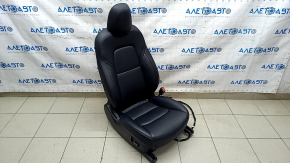 Пасажирське сидіння Tesla Model Y 20- з airbag, електро, шкіра чорна, з підігрівом, подряпини