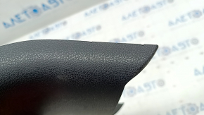 Накладка центральной консоли задняя Nissan Leaf 13-17 черная, задиры, царапина