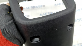 Накладка центральной консоли задняя Lincoln MKX 16- черная, под подогрев заднего ряда, надлом креп, царапины