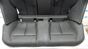 Задний ряд сидений 2 ряд BMW 4 F36 15-20 Gran Coupe без люка в спинке, кожа черная, под чистку, примята боковушка, отсутствуют подголовники