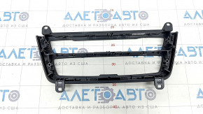 Рамка накладка управления радио и климатом BMW 4 F32/33/36 14-16 черная