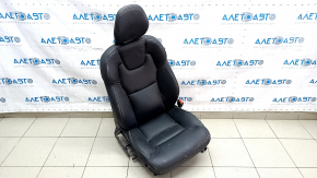 Пассажирское сидение Volvo V90 17-22 usa без airbag, кожа черная, без накладок и управления, топляк, нерабочая электрика, под чистку