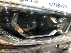 Фара передняя правая в сборе Toyota Rav4 19-21 LED, хром, Japan built, под полировку, крепление паяные, нет фрагмента