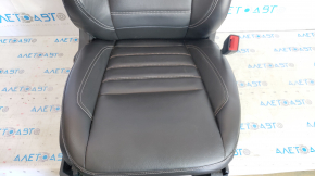 Пасажирське сидіння Ford Escape MK3 13-19 з airbag, електро, шкіра чорна
