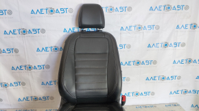 Пасажирське сидіння Ford Escape MK3 13-19 з airbag, електро, шкіра чорна